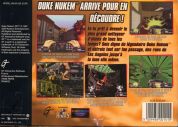 Scan of back side of box of Duke Nukem 64