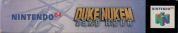 Scan of upper side of box of Duke Nukem Zero Hour