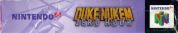 Scan of upper side of box of Duke Nukem Zero Hour