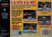 Scan of back side of box of ECW Hardcore Revolution