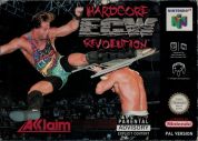 Scan of front side of box of ECW Hardcore Revolution