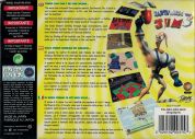 Scan of back side of box of Earthworm Jim 3D