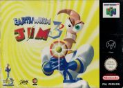 Scan de la face avant de la boite de Earthworm Jim 3D