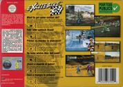 Scan of back side of box of Excitebike 64