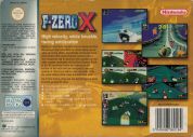 Scan of back side of box of F-Zero X