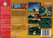 Scan of back side of box of F-Zero X