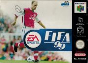 Scan of front side of box of FIFA 99