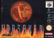 Scan of front side of box of Forsaken