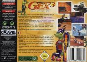 Scan de la face arrière de la boite de Gex 3: Deep Cover Gecko