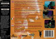 Scan of back side of box of Gex 64: Enter the Gecko