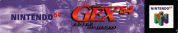 Scan of upper side of box of Gex 64: Enter the Gecko