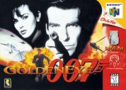 Scan of front side of box of Goldeneye 007