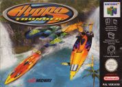 Scan of front side of box of Hydro Thunder