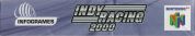 Scan of upper side of box of Indy Racing 2000
