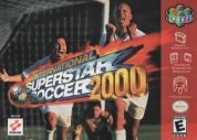 Scan of front side of box of International Superstar Soccer 2000