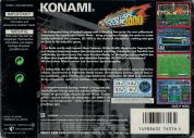 Scan de la face arrière de la boite de International Superstar Soccer 2000