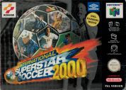 Scan of front side of box of International Superstar Soccer 2000