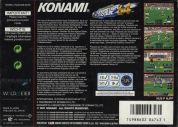 Scan of back side of box of International Superstar Soccer 64