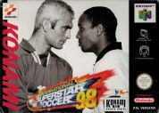 Scan of front side of box of International Superstar Soccer 98 - alt. serial