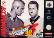 Scan of front side of box of International Superstar Soccer 98