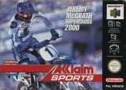 Scan of front side of box of Jeremy McGrath Supercross 2000