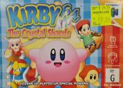 Scan of front side of box of Kirby 64: The Crystal Shards