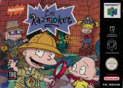 Scan of front side of box of Les Razmokets : la Chasse aux Trésors