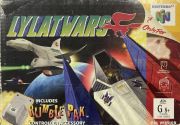 Scan de la face avant de la boite de Lylat Wars - Bundle avec un Rumble Pak