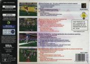 Scan of back side of box of Madden Football 64