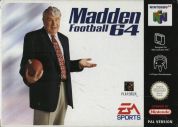 Scan de la face avant de la boite de Madden Football 64