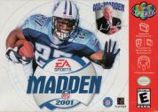 Scan de la face avant de la boite de Madden NFL 2001