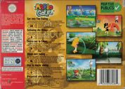 Scan de la face arrière de la boite de Mario Golf