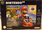 Scan of front side of box of Mario Kart 64