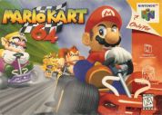 Scan of front side of box of Mario Kart 64