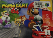 Scan de la face avant de la boite de Mario Kart 64