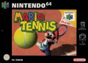 Scan of front side of box of Mario Tennis