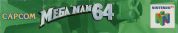 Scan du côté inférieur de la boite de Mega Man 64