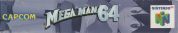 Scan of upper side of box of Mega Man 64