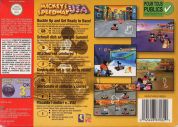 Scan de la face arrière de la boite de Mickey's Speedway USA