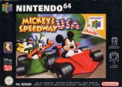 Scan of front side of box of Mickey's Speedway USA