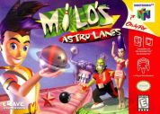Scan of front side of box of Milo's Astro Lanes