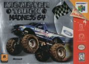 Scan of front side of box of Monster Truck Madness 64