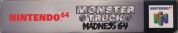 Scan of upper side of box of Monster Truck Madness 64