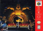 Scan of front side of box of Mortal Kombat 4