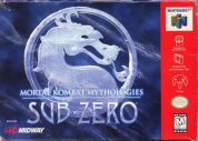 Scan of front side of box of Mortal Kombat Mythologies: Sub-Zero