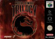 Scan of front side of box of Mortal Kombat Trilogy