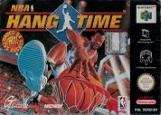 Scan of front side of box of NBA Hangtime