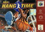 Scan of front side of box of NBA Hangtime