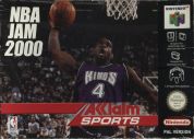 Scan of front side of box of NBA Jam 2000