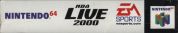 Scan of upper side of box of NBA Live 2000